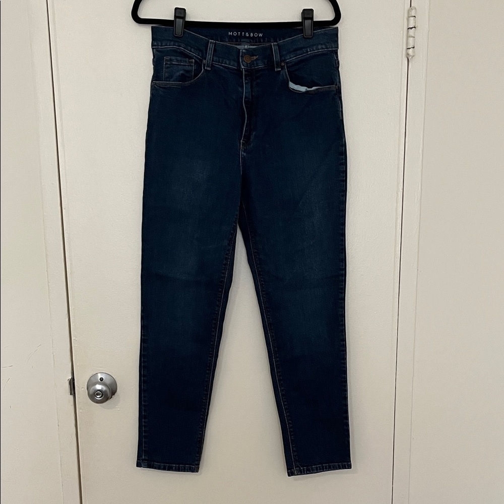 Mott & Bow Women's Dark Blue Skinny Jeans